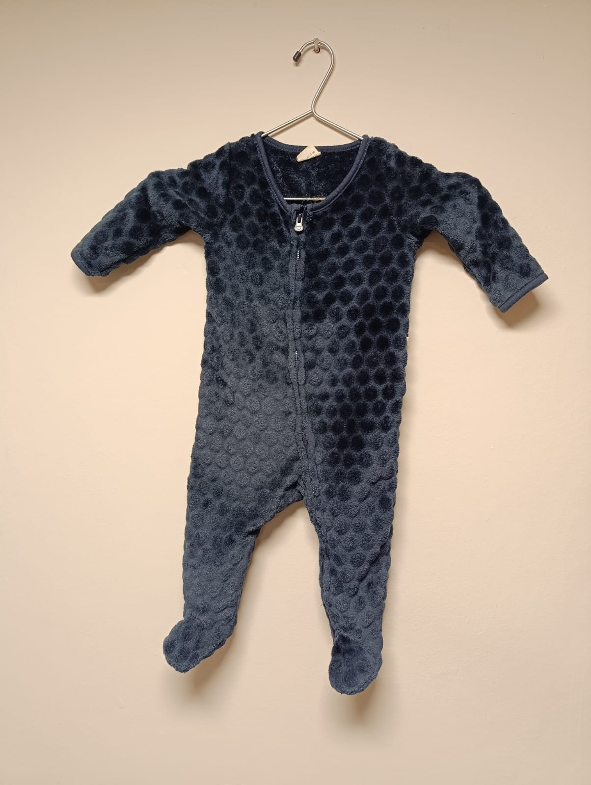 Macacão Azul Marinho - Tam 6-9M