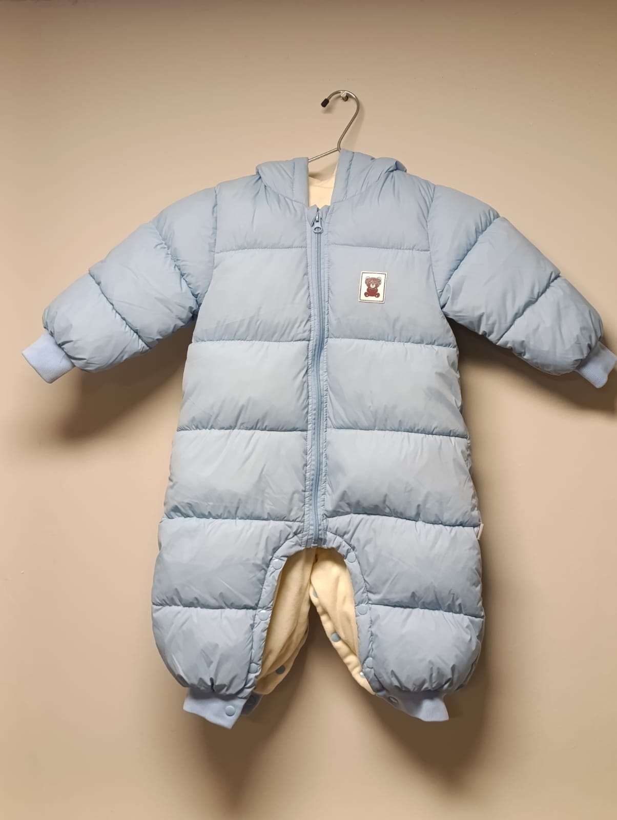 Macacão Azul Impermeável - Tam 9-12M
