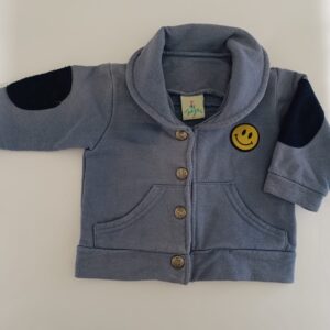 Moletom Carinha Azul - Tam 1-3M