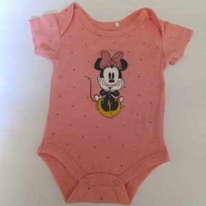 Body Infantil - Minnie Rosa