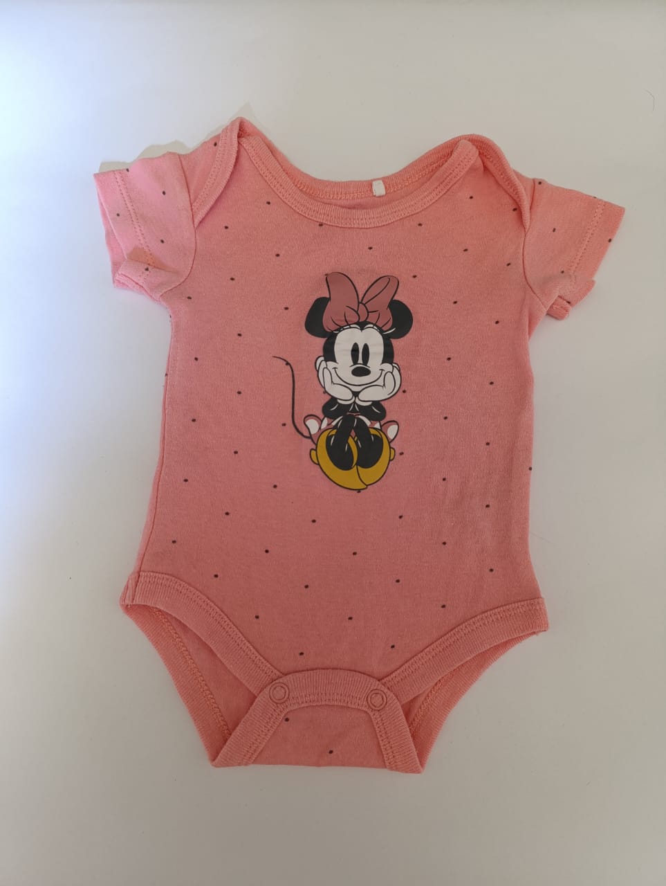 Body Infantil - Minnie Rosa