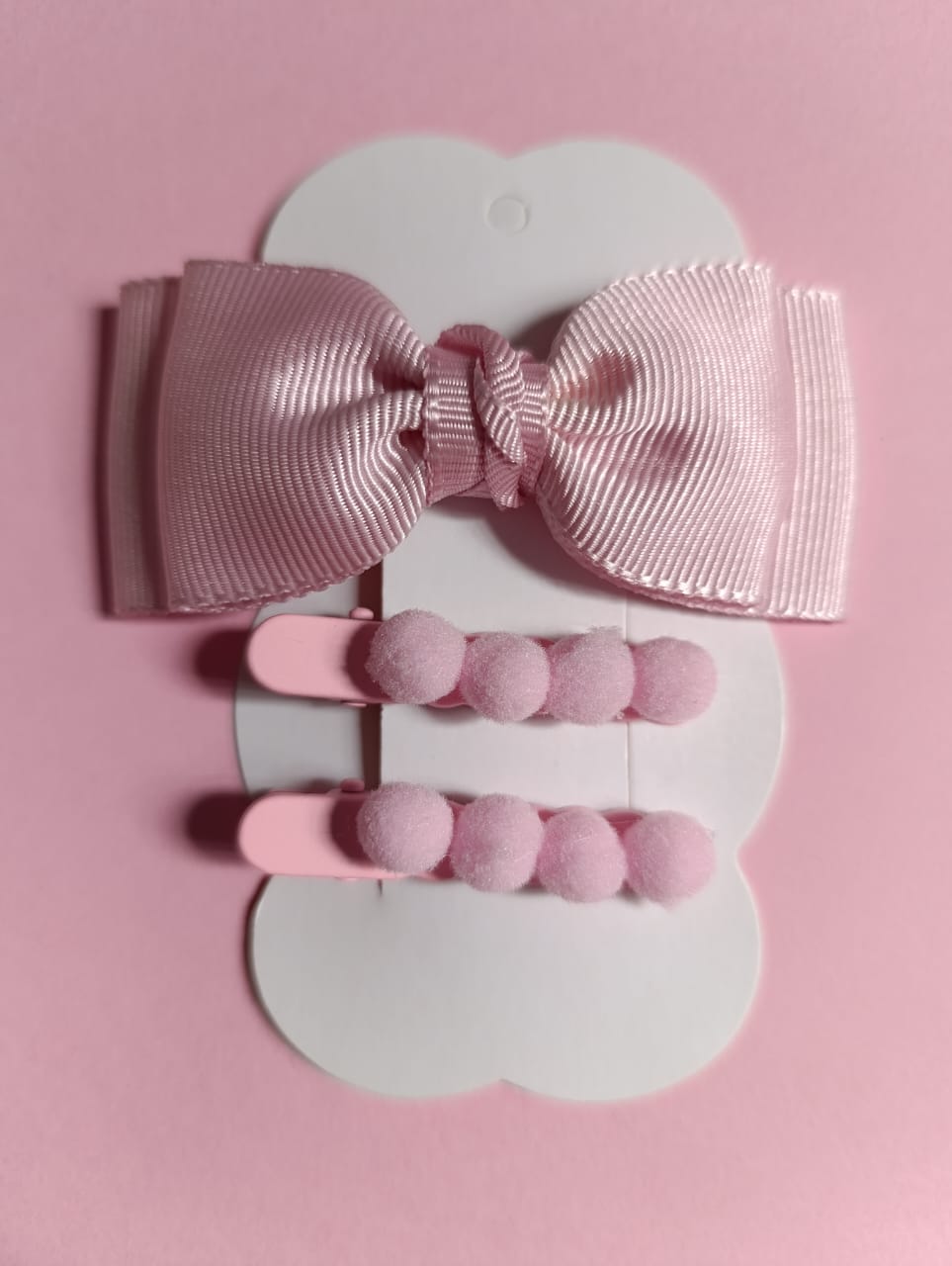 Kit Laço Rosa Bebê - Rosa Bebê