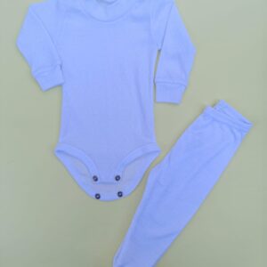 Conjunto Branco - Tam 0-2M