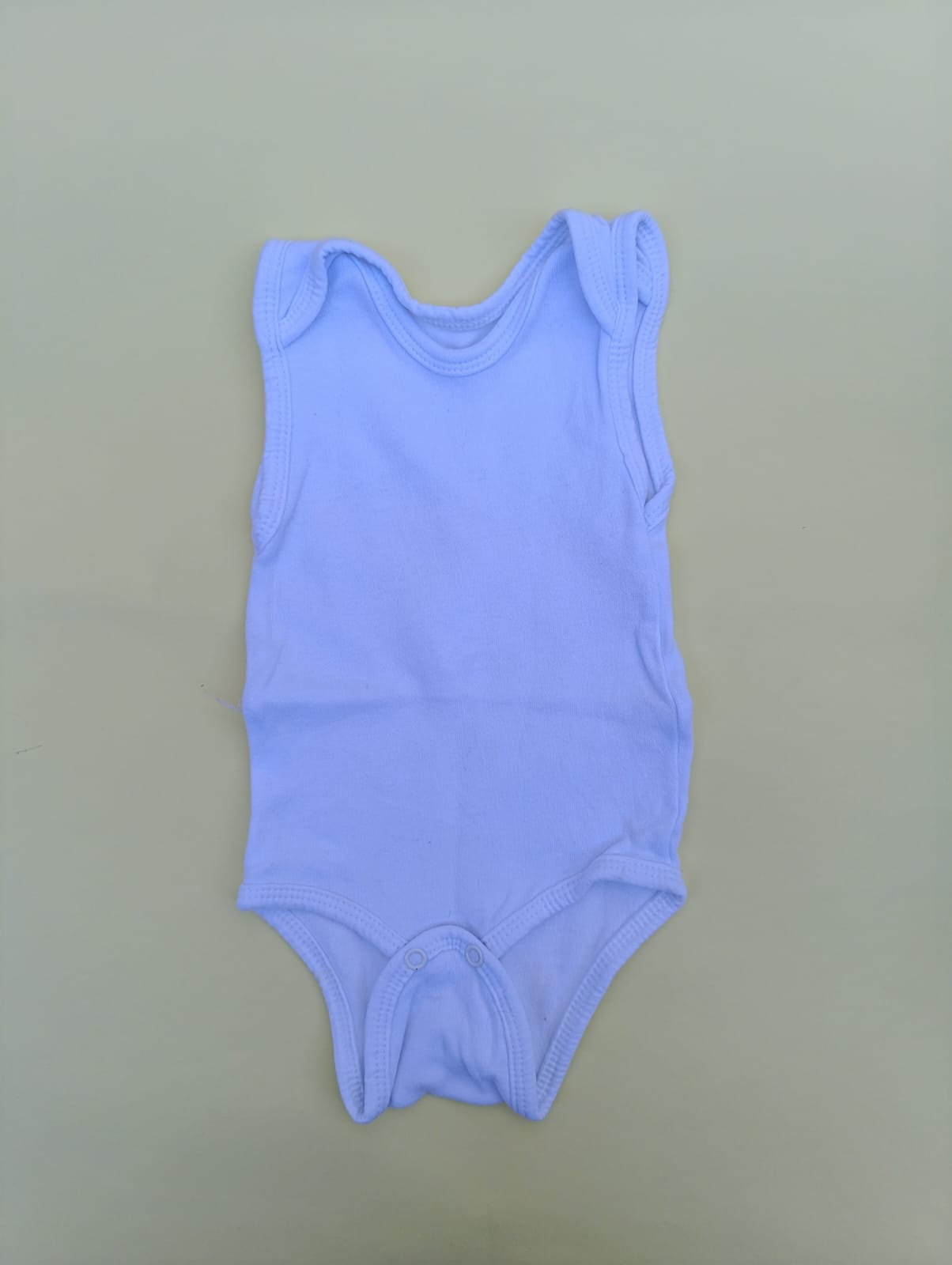 Body Regata Branco - Tam 3-6M